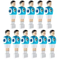 Sportime Kickertisch Kickerfigur Stürmer, Klassisches Puppen-Design blau