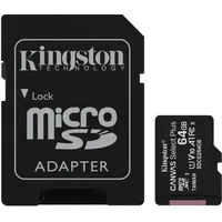Kingston Canvas Select Plus microSD Speicherkarte, SDCS2/64GB-2P1A Class 10