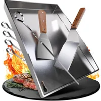 Wildgård Grillplatte 40 x 30 cm Edelstahl weiß