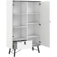 VCM Ebuy24, Vitrine + Buffetschrank, Vitrinenschrank Rye (102 x