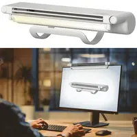 Sichler Haushaltsgeräte 2in1-LED-Leuchte mit Ventilator, CCT-LEDs, Akkubetrieb, 3-stufig