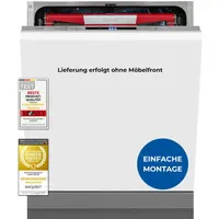 Exquisit EGSP9614-E-031B Einbau-Geschirrspüler (vollintegrierbar, 598 mm breit)