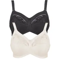 Anita 2er Pack Komfort BH ohne Bügel Safina in