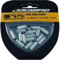 Jagwire Endkappen Universal Pro 10x4,5 mm Gedichtet-Silber