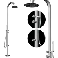 Eclipse Designer Gartendusche aus V4A / 316 Edelstahl Modell