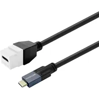 Vivolink Keystone White USB-C female to male (PROKEYUSBCFM1W)