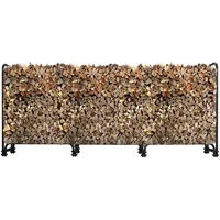 Quick Star Metall Kaminholzregal Anthrazit 272 x 25 x