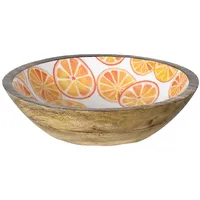 Kaemingk Deko-Schale ARANCIO, Ø 28 cm - Braun -