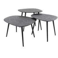 KAWOLA Lauca Schwarz Metall 51 x 36 cm