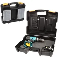 GarPet Werkzeugkoffer leer Kunststoff universal Maschinenkoffer für Elektrowerkzeuge Schaumstoffeinlage