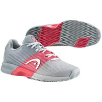 Head Damen Tennisoutdoorschuhe Revolt Pro 4.0 Clay, Silber, 42