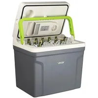 Vayox Tragbare Auto-Kühlbox mit Heizfunktion, 27 l 230V/12V/24V grau