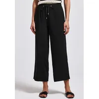 STREET ONE Stoffhose »Style Emee« Sommerhose mit elastischem Bund