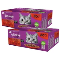 Whiskas Adult 160x85g Classic Meals für ausgewachsene Katzen in