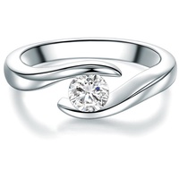Trilani Ring aus Sterling Silber in mit Zirkonia 60