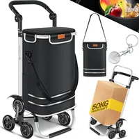 Kesser KESSER® Einkaufstrolley Treppensteiger mit Kühlfach klappbar mit 56L