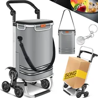 Kesser KESSER® Einkaufstrolley Treppensteiger mit Kühlfach klappbar mit 56L