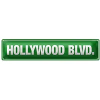 Roomando Hollywood Blvd. | Blechschild | Nostalgie | 10