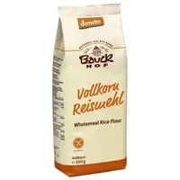 Bauckhof Reismehl Vollkorn glutenfrei Demeter