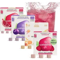 Waterdrop waterdrop® Microdrink Set – 48 Würfel mit Frucht-Extrakten