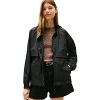 Tommy Hilfiger Damen, Windbreaker Jacke NYLON PACKABLE mit Reißverschluss,