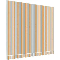 VidaXL Markisenbespannung Mehrfarbig Gestreift 3x2,5 m