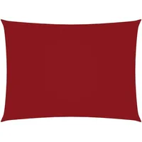 VidaXL Sonnensegel Oxford-Gewebe Rechteckig 3,5x5 m Rot