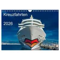 Calvendo Kreuzfahrten 2026 (Wandkalender 2026 DIN A4 quer), CALVENDO