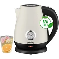 Homelux 1,7L Wasserkocher Edelstahl 2200W Retro Wasserkocher Elektrischer mit