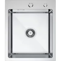 QLS Spülbecken 40x50 cm Edelstahl RUBEN INOX - mit