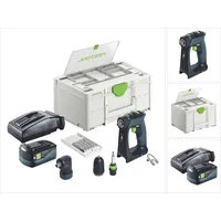Festool CXS 18-Basic-Set Akku Bohrschrauber 18 V 40 Nm