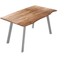 Ab:stil.art.moebel LAXMI 160 x 77 x 85 cm silber