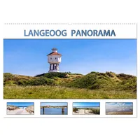 Calvendo LANGEOOG PANORAMA (Wandkalender 2026 DIN A2 quer), CALVENDO