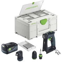 Festool CXS 18-Basic-Set Akku Bohrschrauber 18 V 40 Nm