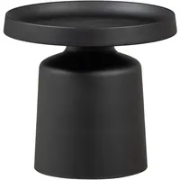 Woood Beistelltisch Peer aus Metall Ø 49 cm, Schwarz