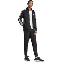 Adidas Trainingsanzug 3S FL TT TS schwarz/weiß XS