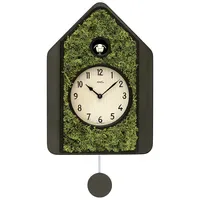 AMS Pendelwanduhr "W7497", grün, Wanduhren, B/H/L: 24cm x 5cm
