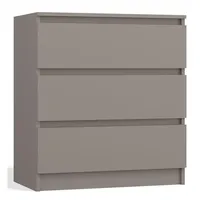 Selsey Kommode mit drei Schubladen, Grau, 70 cm -