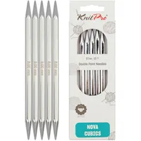 KnitPro Nova Cubics Nadelspiele 8" (20cm) | 8mm