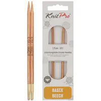 KnitPro Basix Beech Austauschbare Nadelspitzen 5" (13cm) | 3.75mm