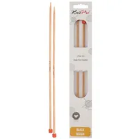 KnitPro Basix Beech Lange Nadeln 10" (25cm) | 3.75mm
