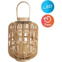 NÄVE LED-Dekoleuchte Korbinian 32,5 cm Beige