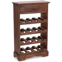 DESIGN DELIGHTS Weinregal 85 x 55 cm Hellbraun