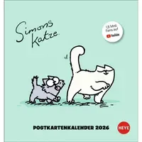 Heye Simons Katze Postkartenkalender 2026