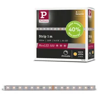 Paulmann MaxLED 500 LED Strip Warmweiß Einzelstripe 1m 3,6W