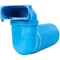 Kermi x-well Anschlusssystem flach Renovierungsanschluss Flachkanal 132 x 52