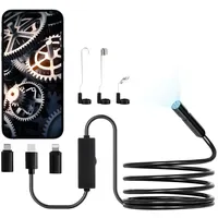 Vevor Endoskopkamera 1920P HD mit Licht, 3 m Kabel,