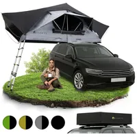 Juskys Autodachzelt Lago 140 x 240 cm Schwarz /