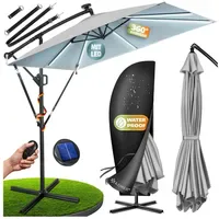 Kesser Ampelschirm Holly rechteckig Ø 350 cm mit LED