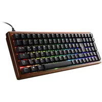 Sharkoon SKILLER SGK50 S2 Wood PBT, RGB Gaming Keyboard,
